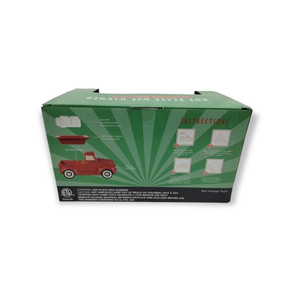 ScentSationals Vintage Truck Red Hot Plate Wax Warmer Retro style New - Picture 4 of 8
